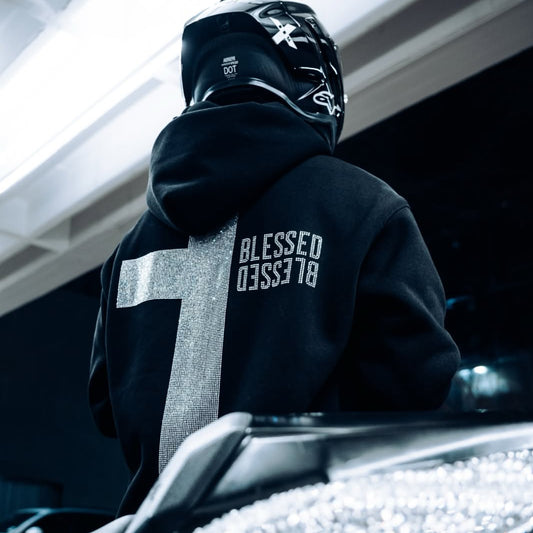Christian Rhinestone Hoodie