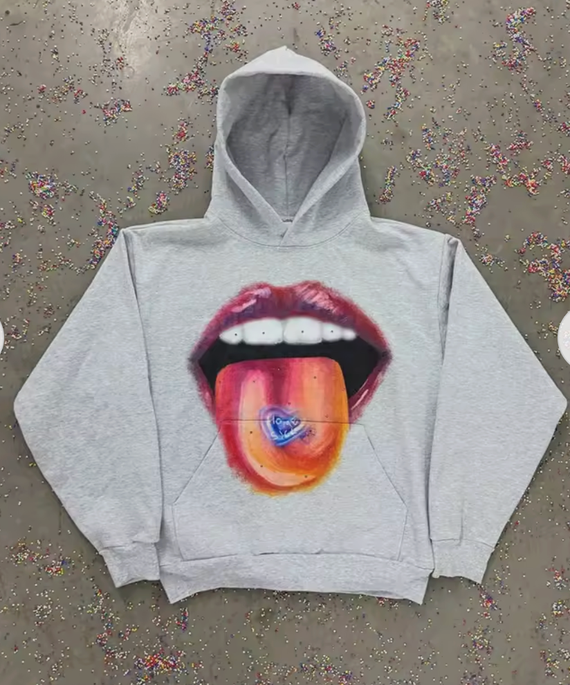 Bold Lips Hoodie